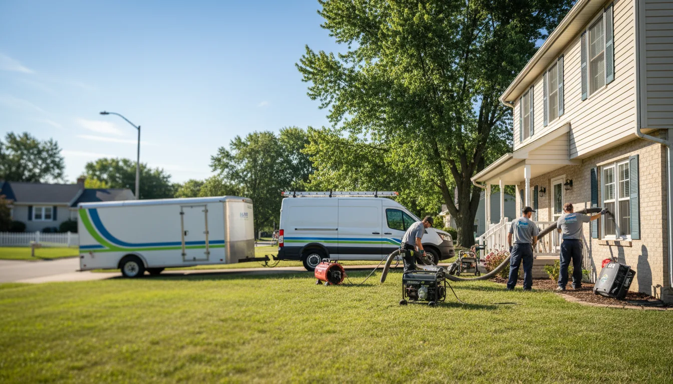 Flooded Basement Restoration And Cleanup With Repair in Wetmore, KS near me